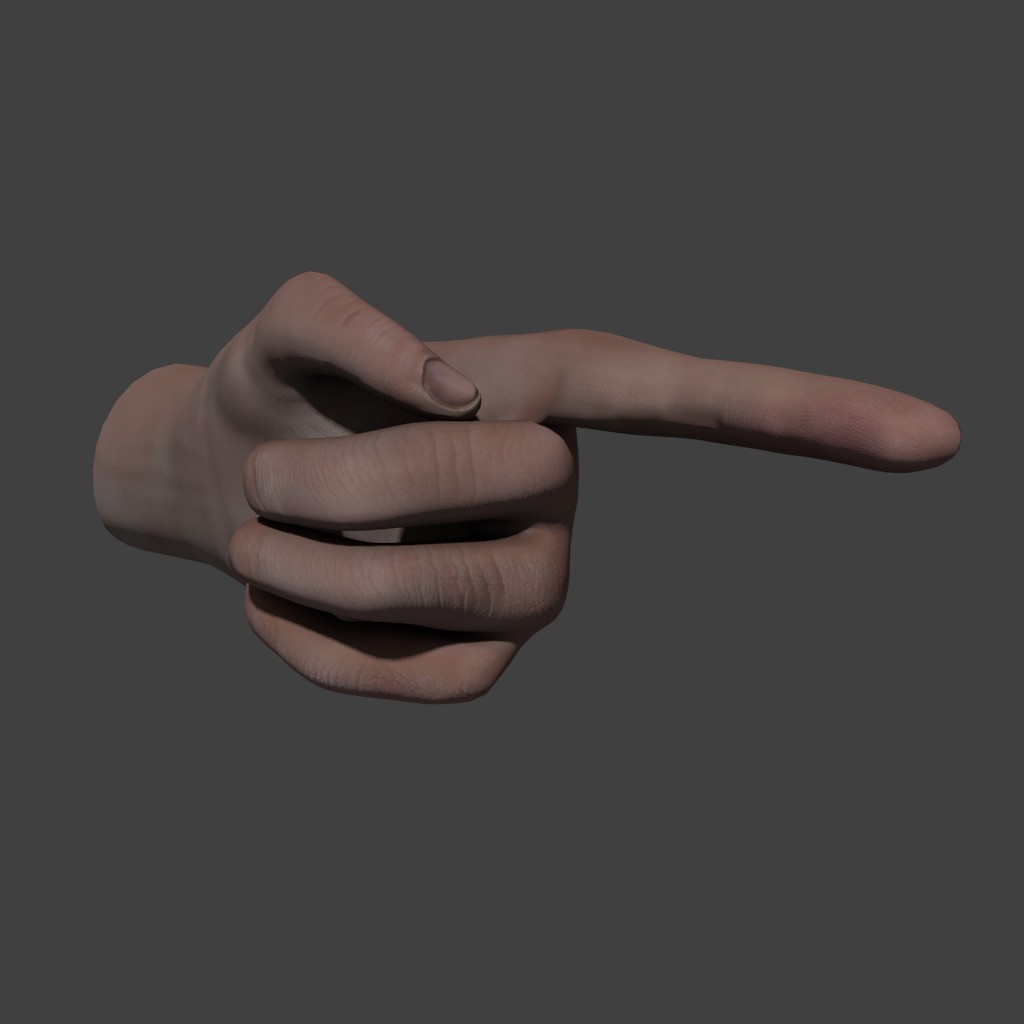 Hands (Textured + Simple Rig) preview image 4